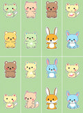 Cute Cartoon Animal Collection Rug