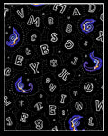 Cosmic Alphabet Whirlpool Swirl Rug