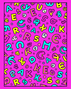 Whimsical Alphabet Blast Rug