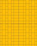 Golden Checkerboard Scattered Square Rug