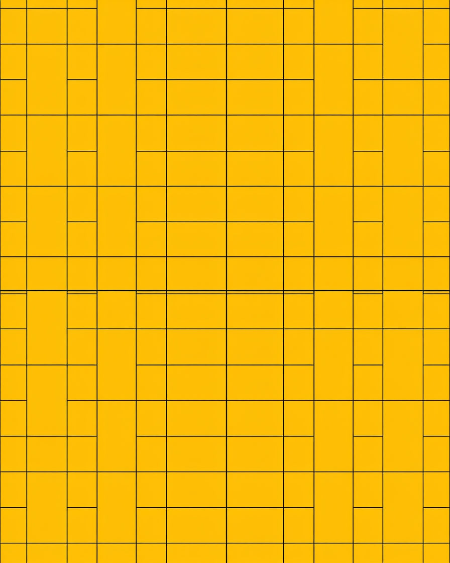 Golden Checkerboard Scattered Square Rug