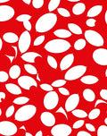 Crimson White Abstract Balloon Cluster Rug