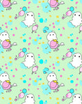 Cute White Ghost Pastel Confetti Rug