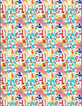 Colorful Abstract Geometric Shapes Rug