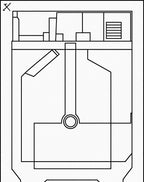 Minimalist Geometric Diagram Lines Rug