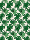 Emerald Green Tropical Leaf Arrangement Rug