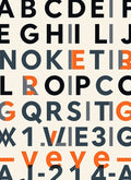 Modern Geometric Alphabet Block Rug