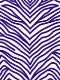 Bold Purple Zebra Stripes Rug