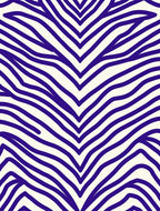 Bold Purple Zebra Stripes Rug
