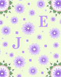 Pastel Lavender Floral Mandala Medley Rug