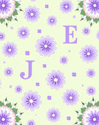 Pastel Lavender Floral Mandala Medley Rug