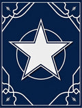 Bold Navy White Star Geometric Rug