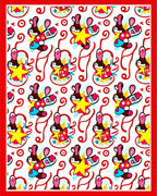 Whimsical Yellow Star Cartoon Delight Rug