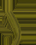Bold Yellow Linear Geometric Rug
