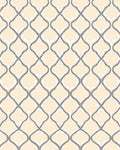 Quatrefoil Cream Gray Lattice Rug