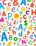 Colorful Alphabet Bold Characters Rug