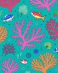 Vibrant Coral Fish Underwater Scene Rug