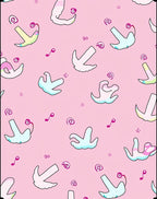 Whimsical Pastel Creature Arrows Rug