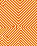 Vibrant Orange Zigzag Maze Lines Rug