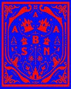 Scarlet Castle Alphabet Regal Rug