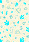 Hand-drawn Camping Nature Sketch Rug