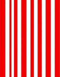 Bold Red White Vertical Stripes Rug