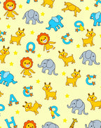 Cute Animal Alphabet Collection Rug