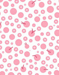 Pink Frosted Bubble Sparkle Scatter Rug