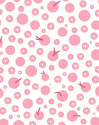 Pink Frosted Bubble Sparkle Scatter Rug