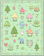 Whimsical Forest Fairy Garden Rug