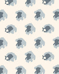 Whimsical Gray Sheep Meadow Rug