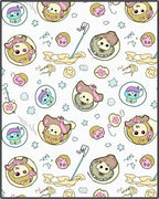 Whimsical Characters Cartoon Sketch Rug