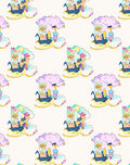 Whimsical Pastel Cloud Caravan Rug