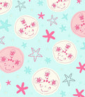 Pink Sand Dollar Starfish Coastal Repeat Rug