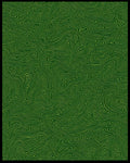 Emerald Green Swirling Stripe Rug