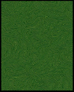 Emerald Green Swirling Stripe Rug