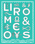 Whimsical White Alphabet Creatures Teal Rug