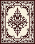 Rich Crimson Florentine Medallion Rug