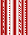 Bold Red White Diagonal Stripes Rug