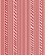 Bold Red White Diagonal Stripes Rug
