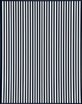Bold Black White Vertical Stripe Rug
