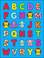 Cute Animal Alphabet Letter Rug