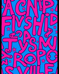 Bold Pink Alphabet SkyRug Rug