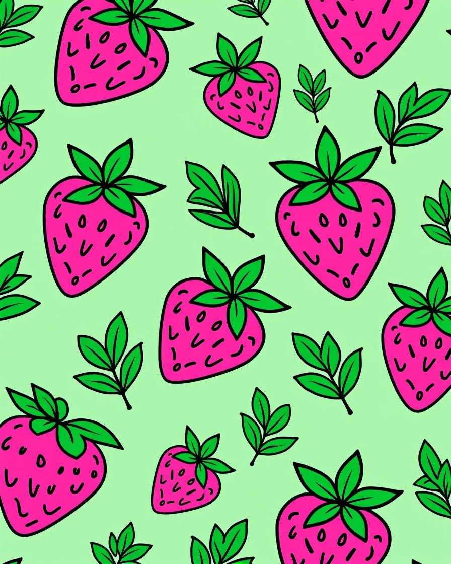Sweet Berry Patch Garden Rug