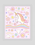 Whimsical Unicorn Rainbow Cloud Collection Rug