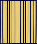 Golden Navy Vertical Stripe Rug