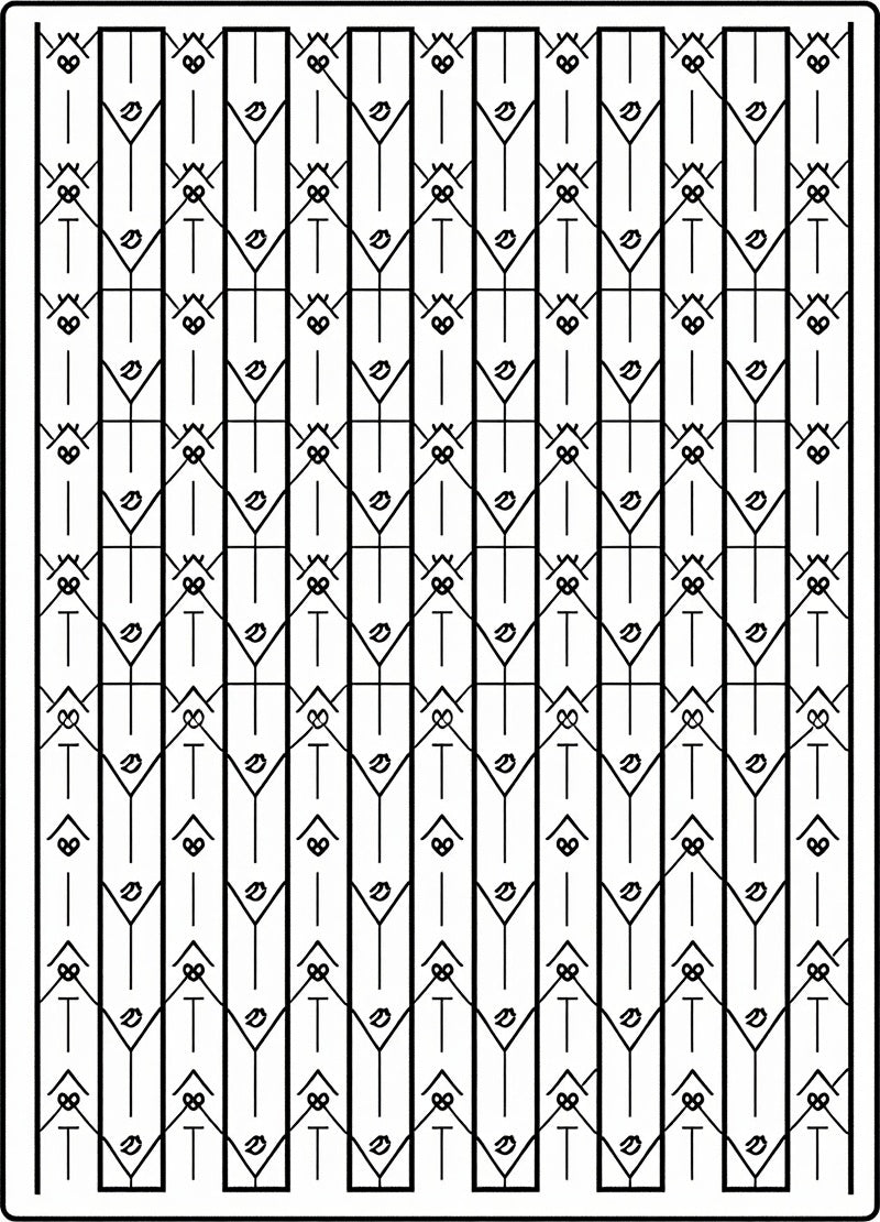 Geometric Black White Chevron Stripe Rug