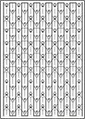 Geometric Black White Chevron Stripe Rug