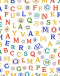 Alphabet Splash of Color Lettering Rug
