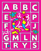 Colorful Alphabet Blocks Fun Shapes Rug